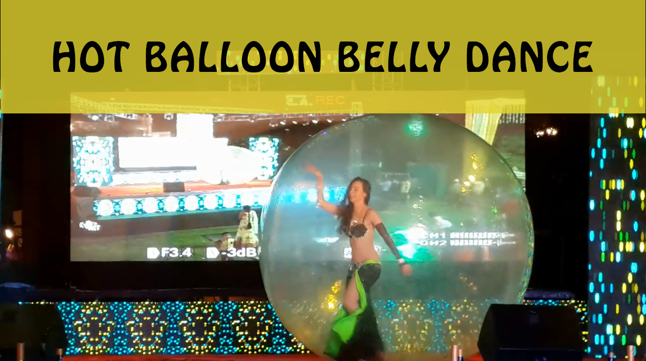 Belly dance in hot balloon